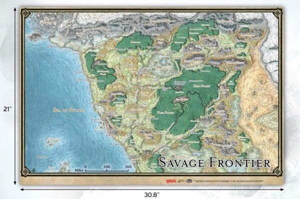 Dungeons and Dragons Savage Frontier Map Set | Odin's Place
