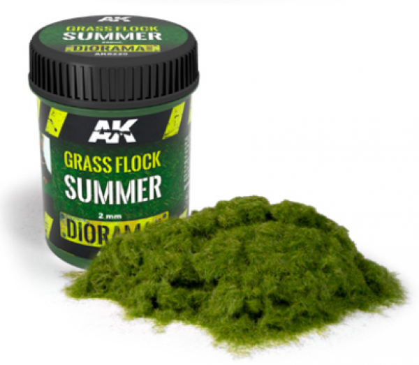 AK Interactive: Grass Flock - Summer - Basing Material | Odin's Place