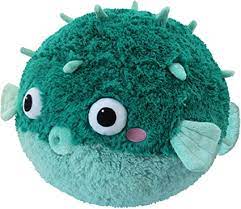 Squishable Mini Teal Pufferfish | Odin's Place