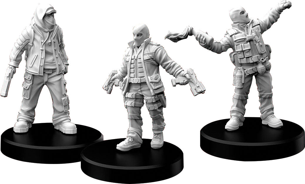 Cyberpunk Red RPG: Zoners B Lawmen - Punks Miniatures | Odin's Place