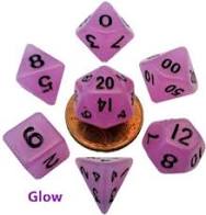 MDG Mini Resin Glow Purple Poly 7 Set | Odin's Place