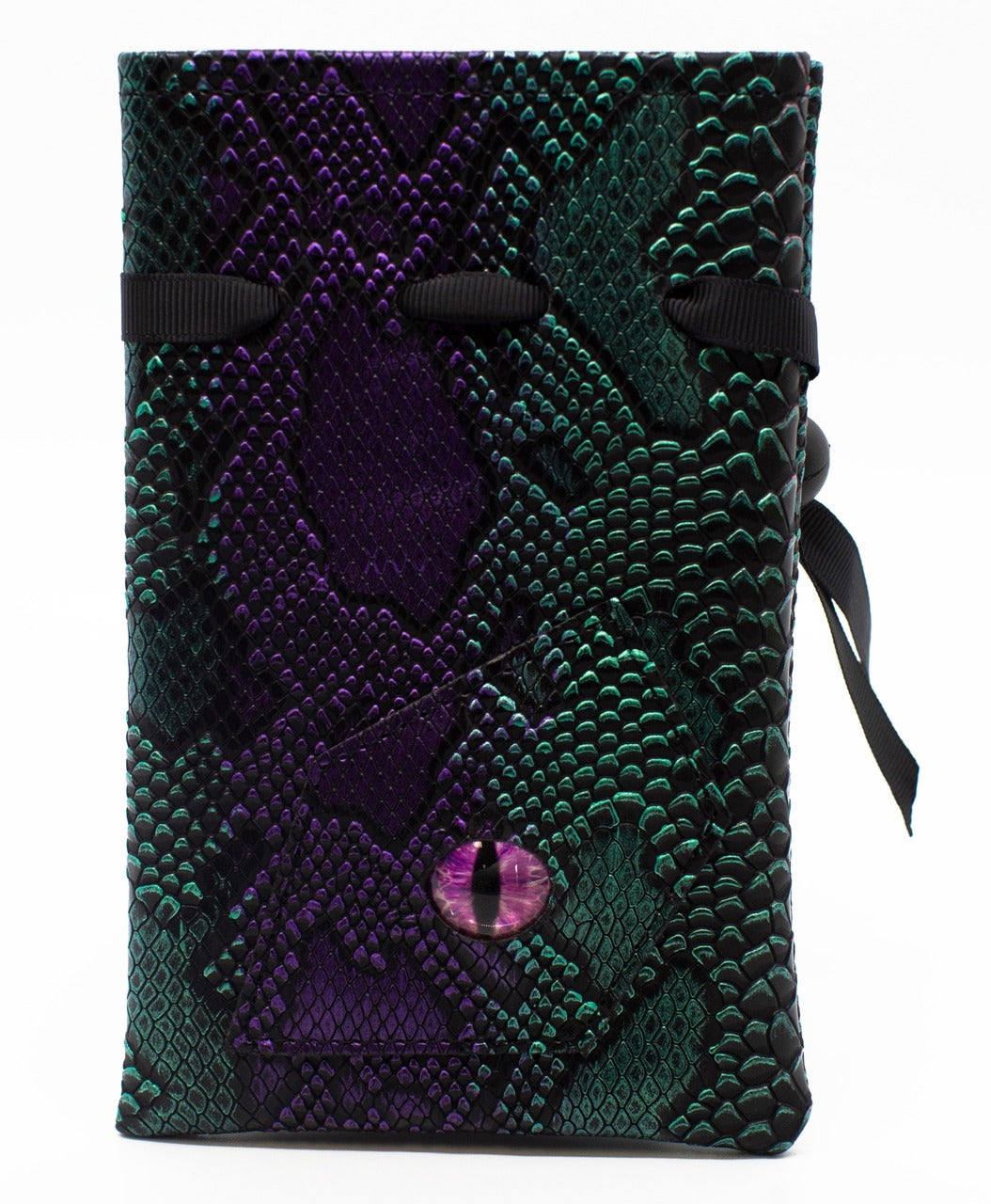 Old School Dice Dragon Dice Bag Spectral Purple and Green | Odin's Place