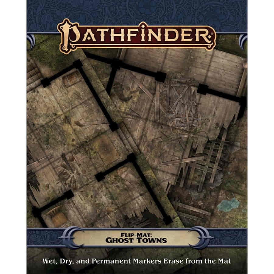 Pathfinder Flip-Mat: Ghost Towns | Odin's Place