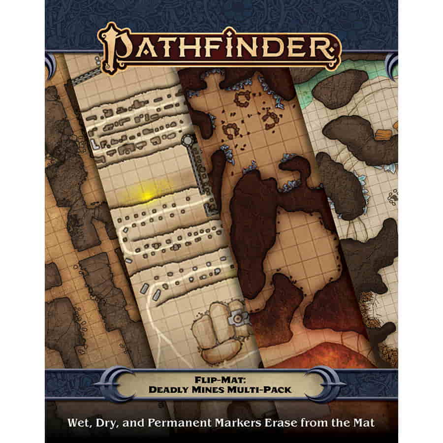 Pathfinder RPG Flip-Mat: Deadly Mines Multi-Pack | Odin's Place
