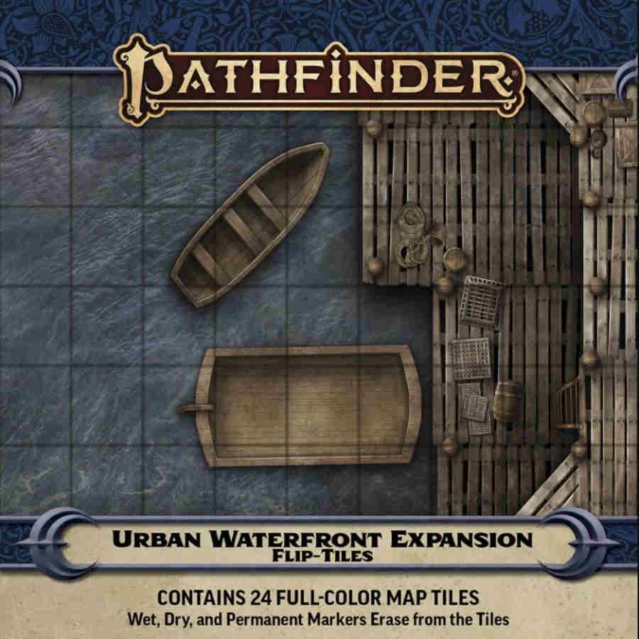 Pathfinder 2E Flip Tiles Urban Waterfront | Odin's Place