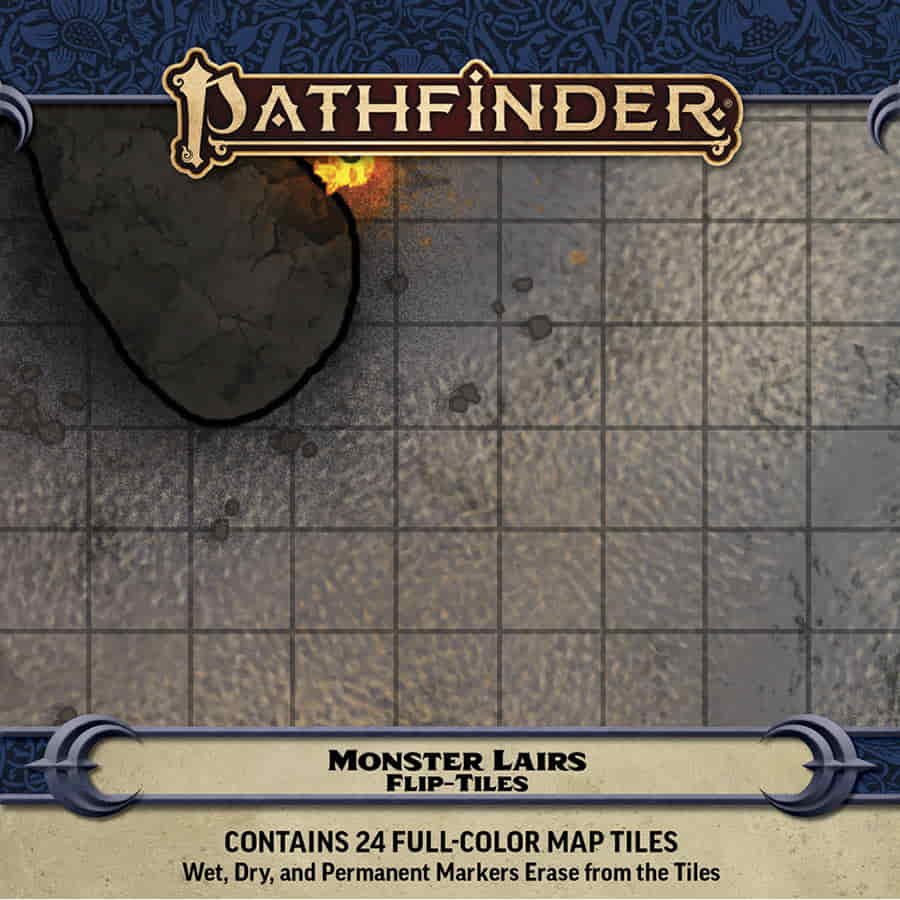 Pathfinder RPG Flip-Tiles: Monster Lairs | Odin's Place