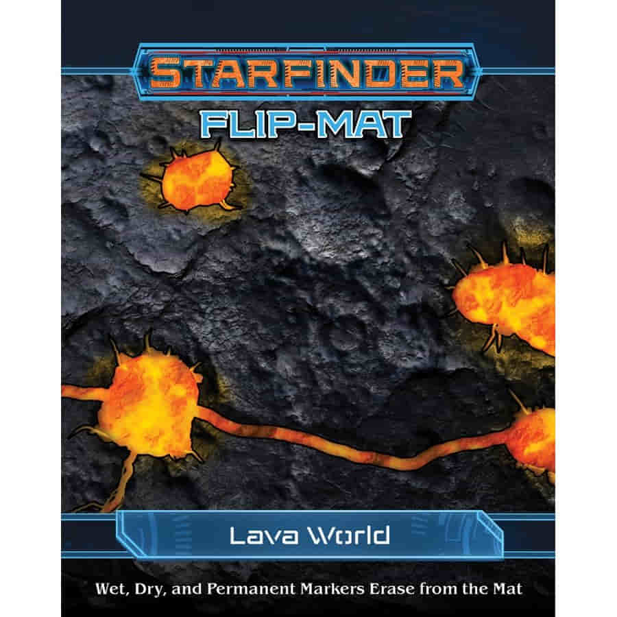 Starfinder RPG Flip Mat: Lava World | Odin's Place