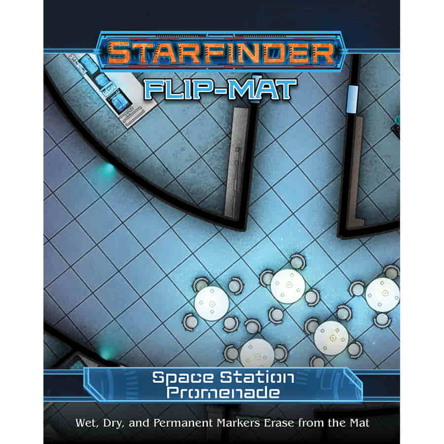 Starfinder Flip-Mat: Space Station Promenade | Odin's Place