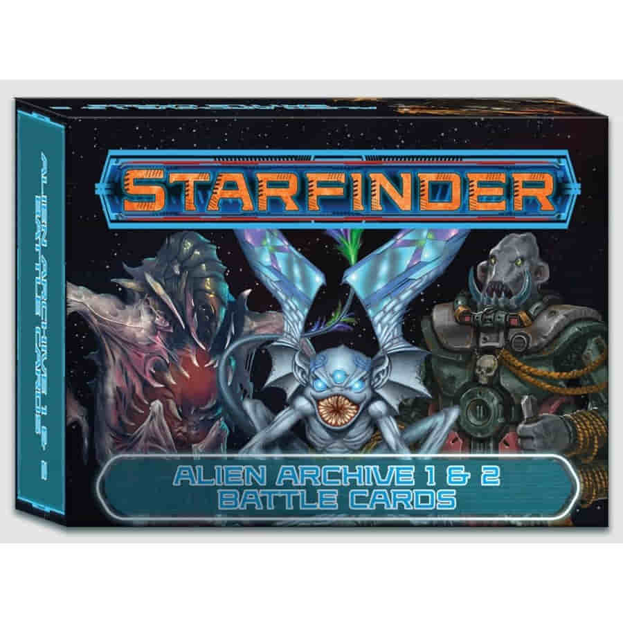 Starfinder RPG Alien Archives: 1&2 Battle Cards | Odin's Place
