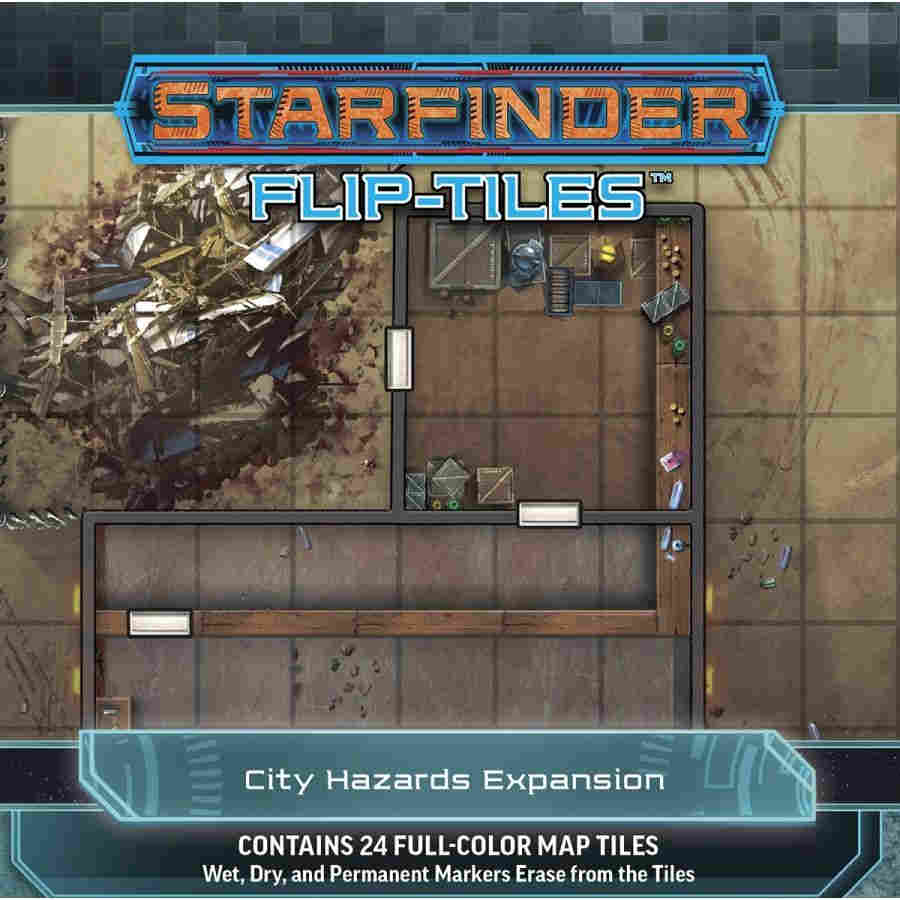Starfinder RPG Flip-Tiles: City Hazards Expansion | Odin's Place