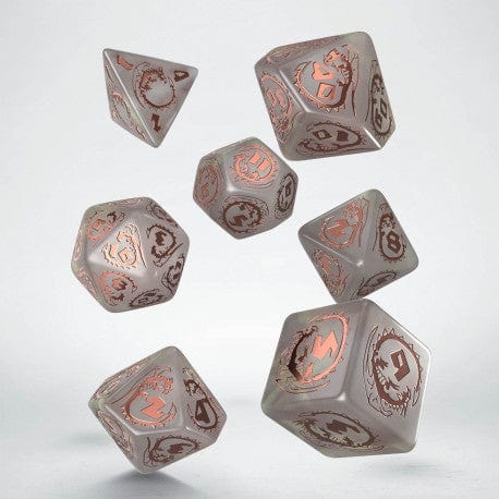 Q Workshop Dragons Dice Quartz Poly 7 Set | Odin's Place