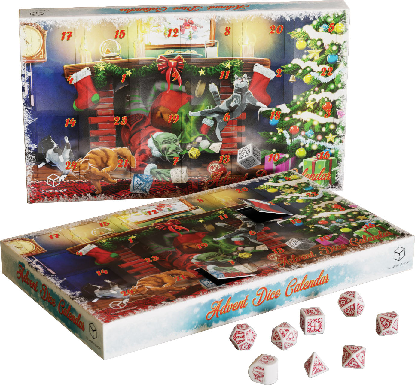 Q Workshop Advent Dice Calendar | Odin's Place