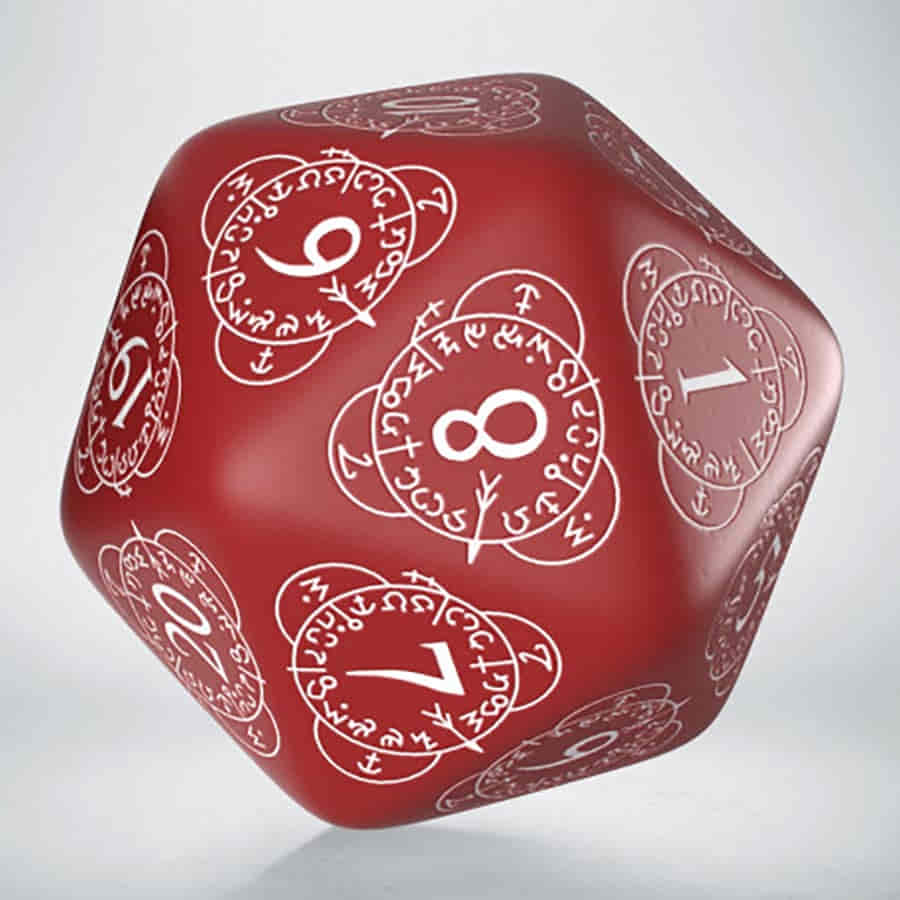 Q Workshop D20 Level Counter Assorted Dice | Odin's Place