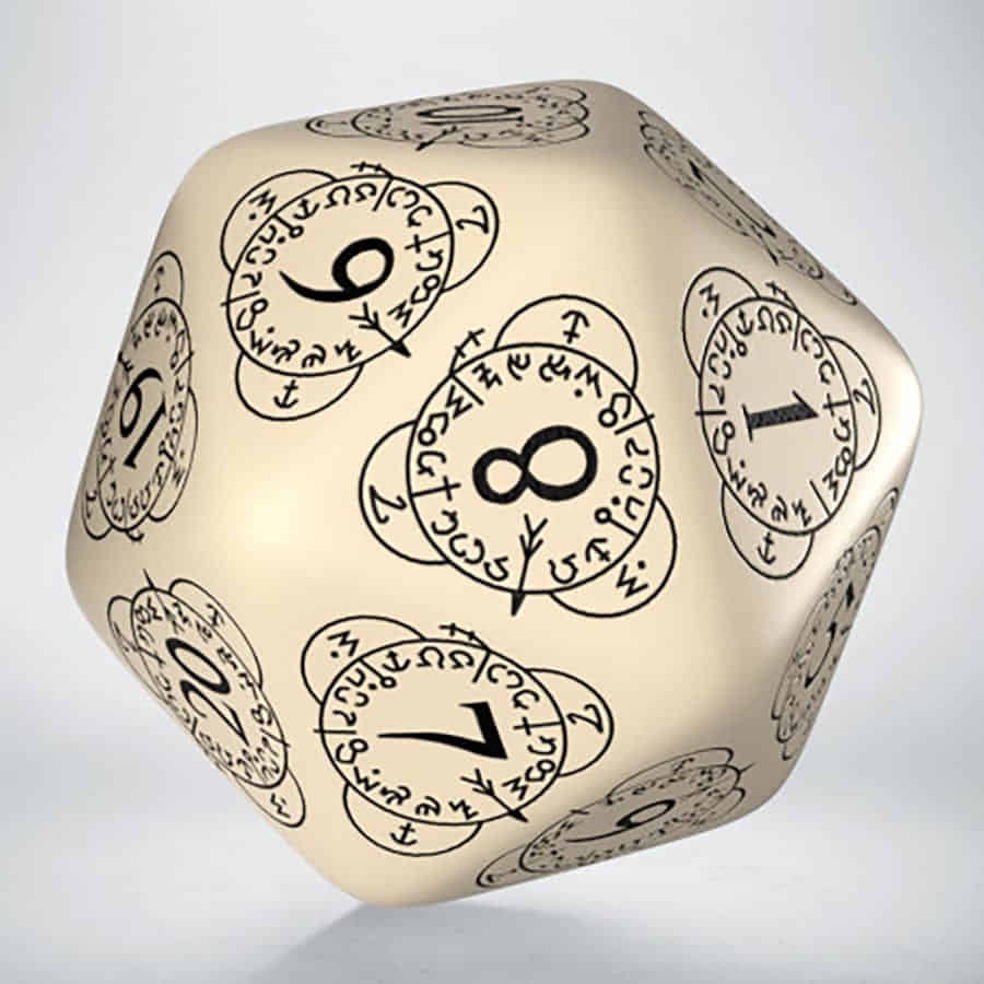 Q Workshop D20 Level Counter Assorted Dice | Odin's Place