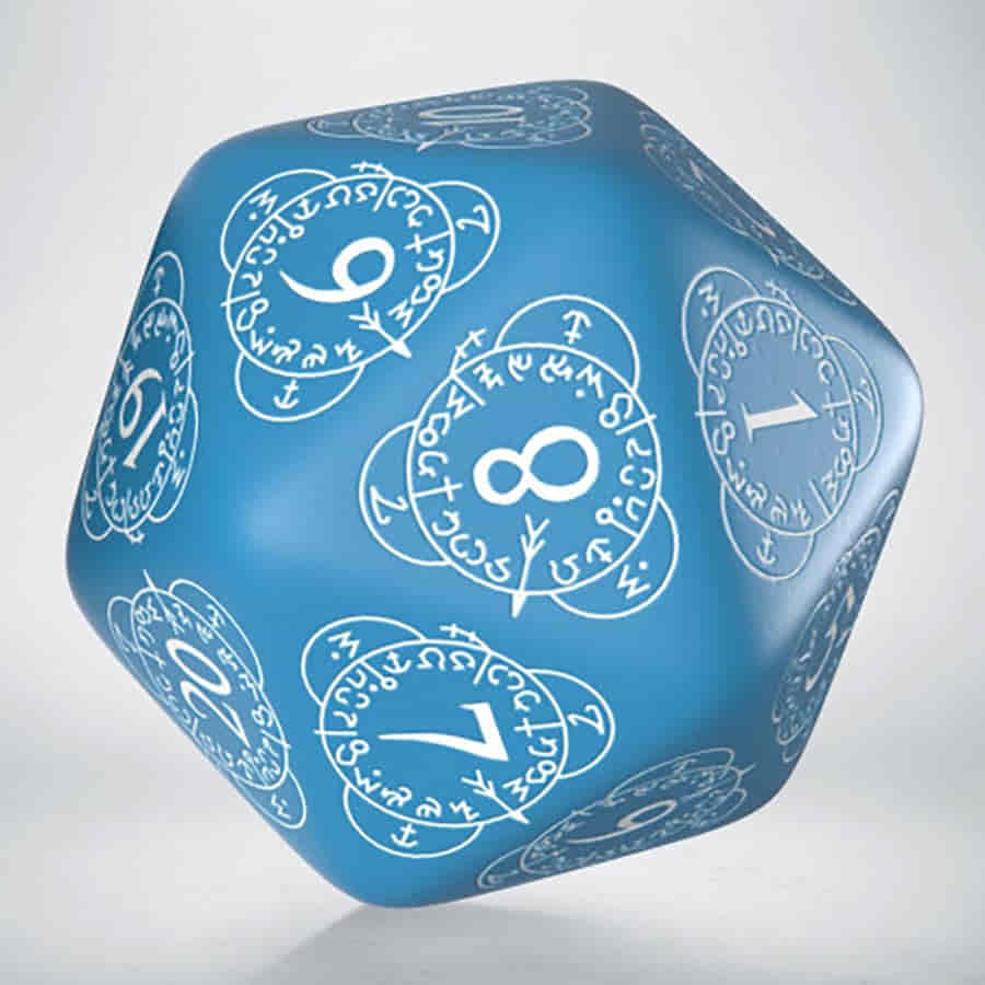Q Workshop D20 Level Counter Assorted Dice | Odin's Place