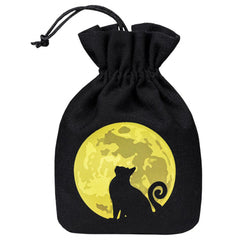Q Workshop Dice Bag: Cats - The Mooncat | Odin's Place