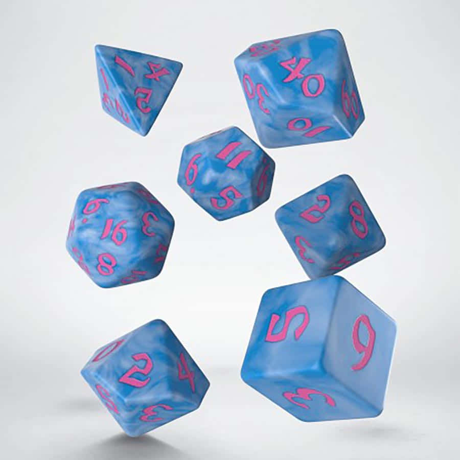 Q Workshop 7ct Classic Runic Dice Assorted Styles | Odin's Place