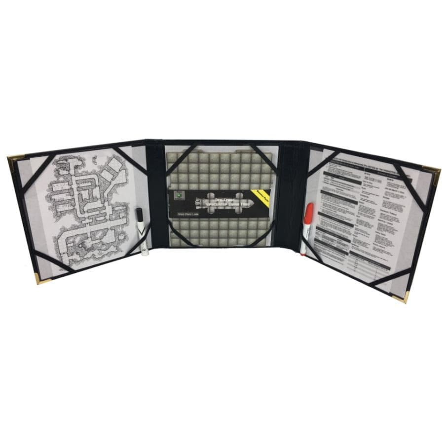 Role 4 Initiative Faux Leather 3-Fold DM Screen | Odin's Place