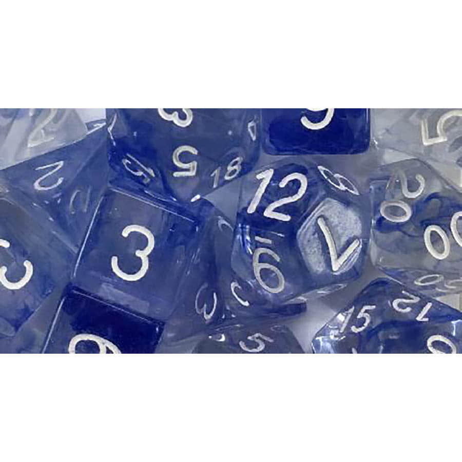 Role 4 Initiative: Diffusion Dice: Sapphire Poly 7 Set | Odin's Place