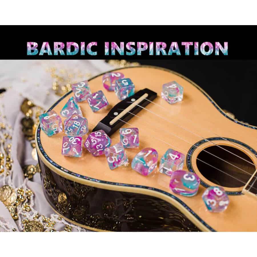 Roll 4 Initiatve Diffusion Bardic Inspiration Poly 7 Sice Set | Odin's Place
