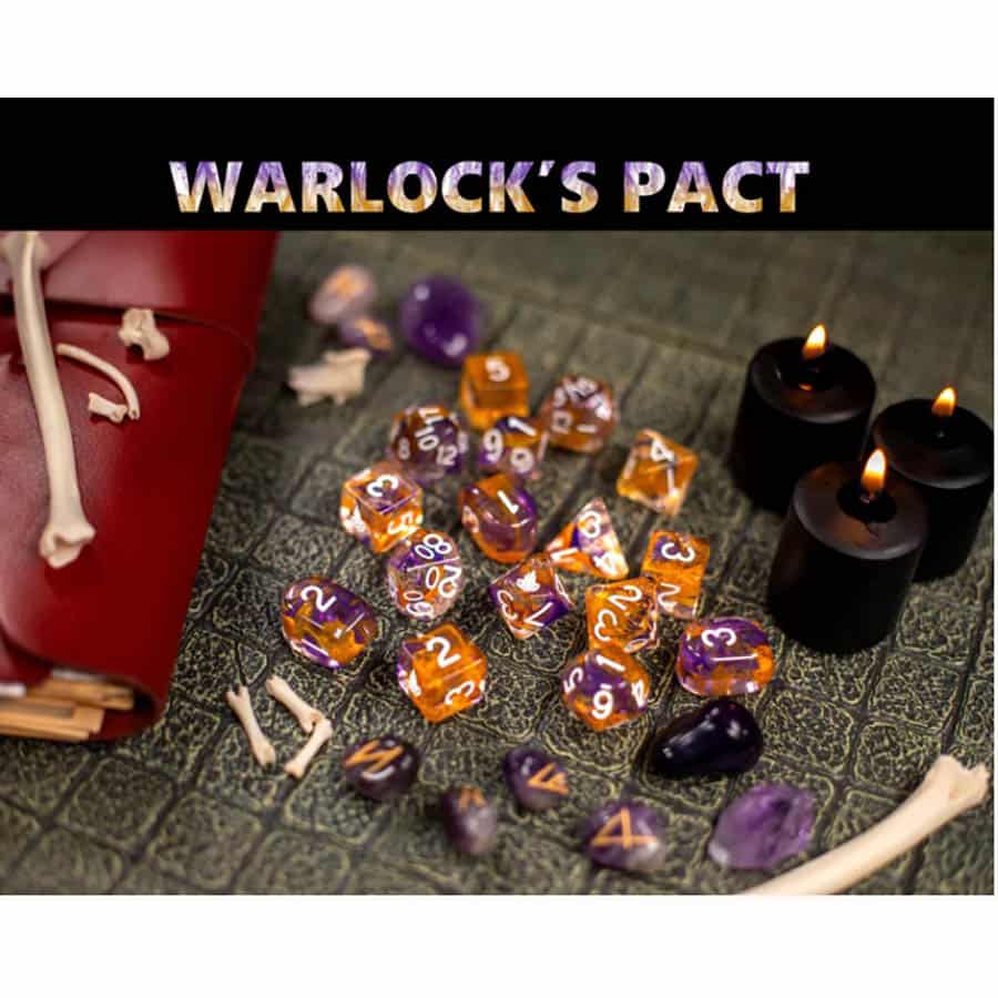Roll 4 Initiatve Diffusion Warlocks Pact Poly 7 Sice Set | Odin's Place