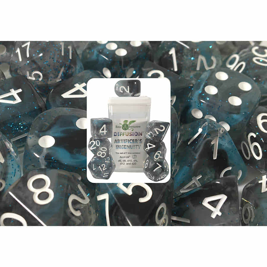 Roll 4 Initiatve Diffusion Artificer Ingenuity Poly 7 Dice Set | Odin's Place