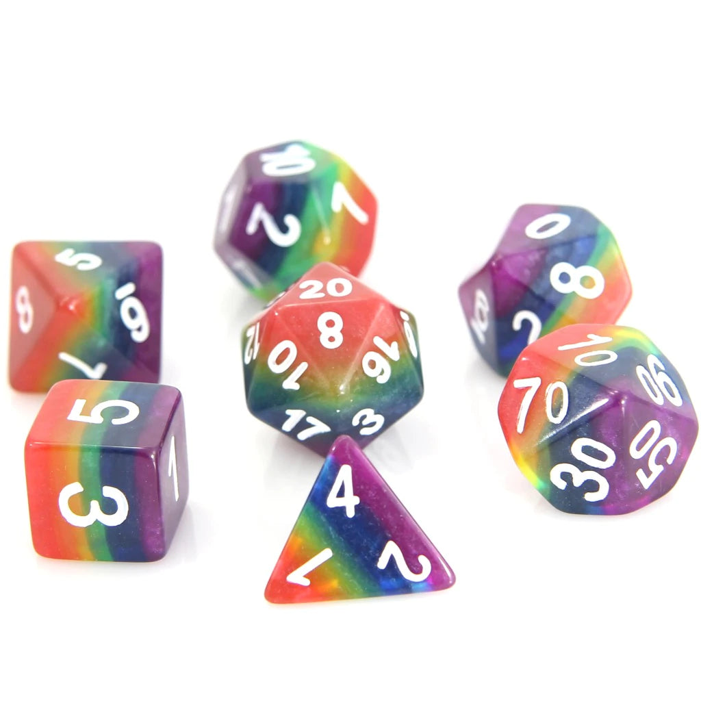 Die Hard Dice: RPG Set Rainbow | Odin's Place