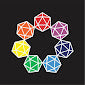 Black Oak Workshop Rainbow D20 Dice Bag | Odin's Place