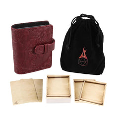 Forged Gaming Book of Incantations Spell Card Book (Dragon Edition) Red | Odin's Place