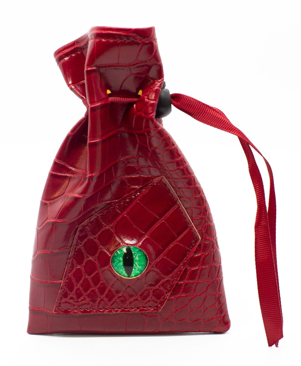 Old School Dice Dragon Dice Bag Red | Odin's Place