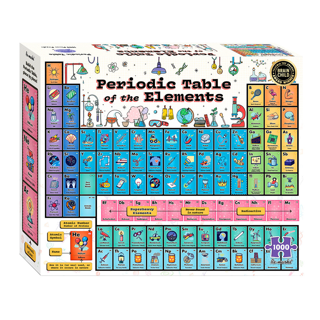 1000 Piece periodic Table Puzzle | Odin's Place