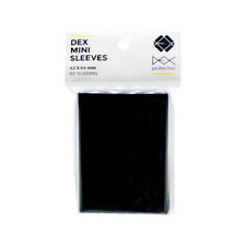 DEX Mini Sleeves Black 62x89 60-Count | Odin's Place