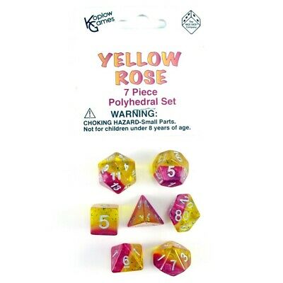 Koplow Yellow Rose Poly 7 Set | Odin's Place