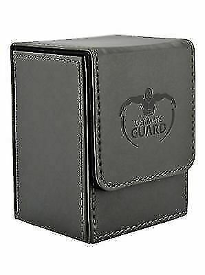 Ultimate Guard Deck Case Flip 80+ Leatherette Black | Odin's Place