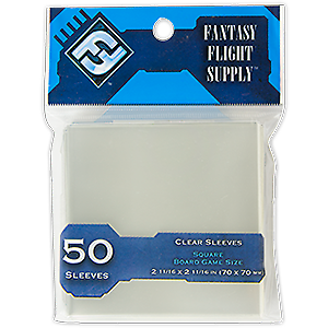 Fantasy Flight Board Game Sleeves Square 70x70mm | Odin's Place
