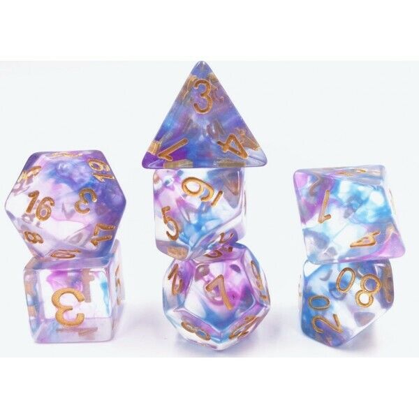 Dragon Dice Pearl Blue Purple P7 | Odin's Place