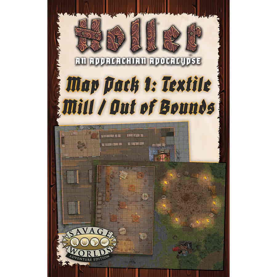 Holler RPG: An Appalachian Apocalypse: MAP PACK 1: TEXTILE MILL AND OUT OF BOUNDS | Odin's Place