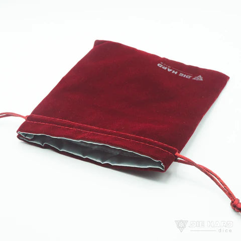 Die Hard Dice Medium Crimson Red Dice Bag | Odin's Place