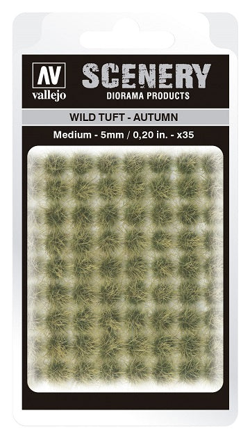 Vallejo Scenery: Wild Tuft - Autumn (4mm) | Odin's Place