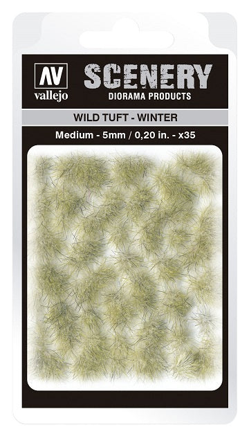 Vallejo Scenery: Wild Tuft - Winter (4mm) | Odin's Place