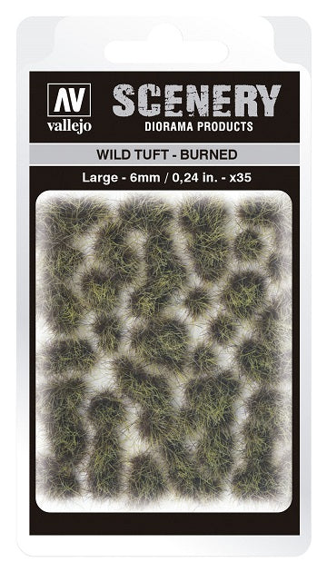 Vallejo Scenery: Wild Tuft - Burned (6mm) | Odin's Place