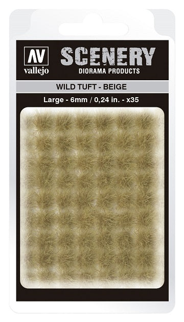 Vallejo Scenery: Wild Tuft - Beige (6mm) | Odin's Place