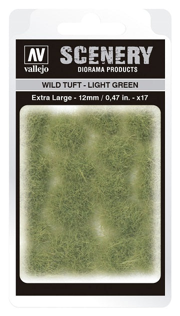 Vallejo Scenery: Wild Tuft - Light Green (8mm) | Odin's Place