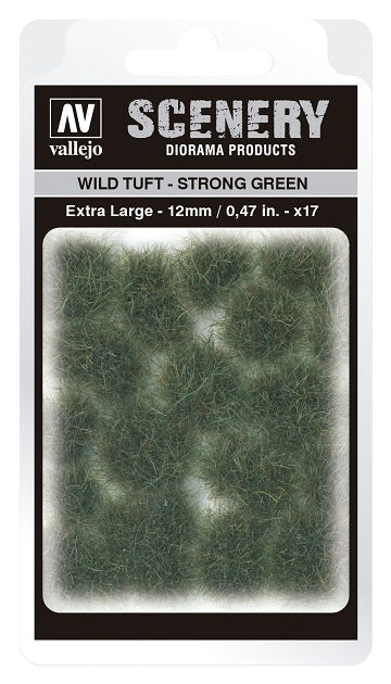 Vallejo Scenery: Wild Tuft - Strong Green (8mm) | Odin's Place