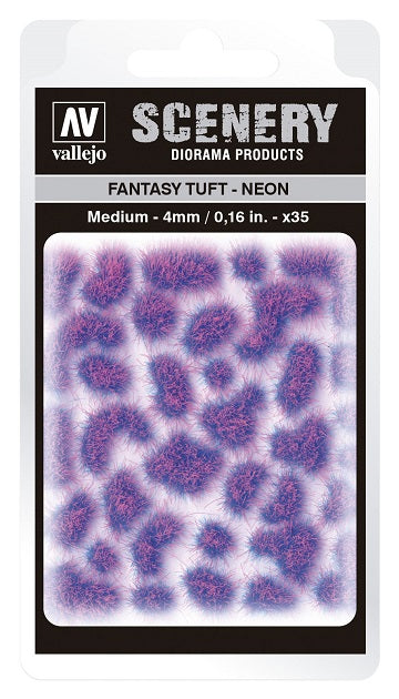 Vallejo Scenery: Fantasy Tuft - Neon (4mm) | Odin's Place