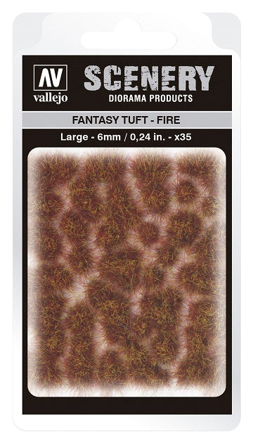 Vallejo Scenery: Fantasy Tuft - Fire (6mm) | Odin's Place