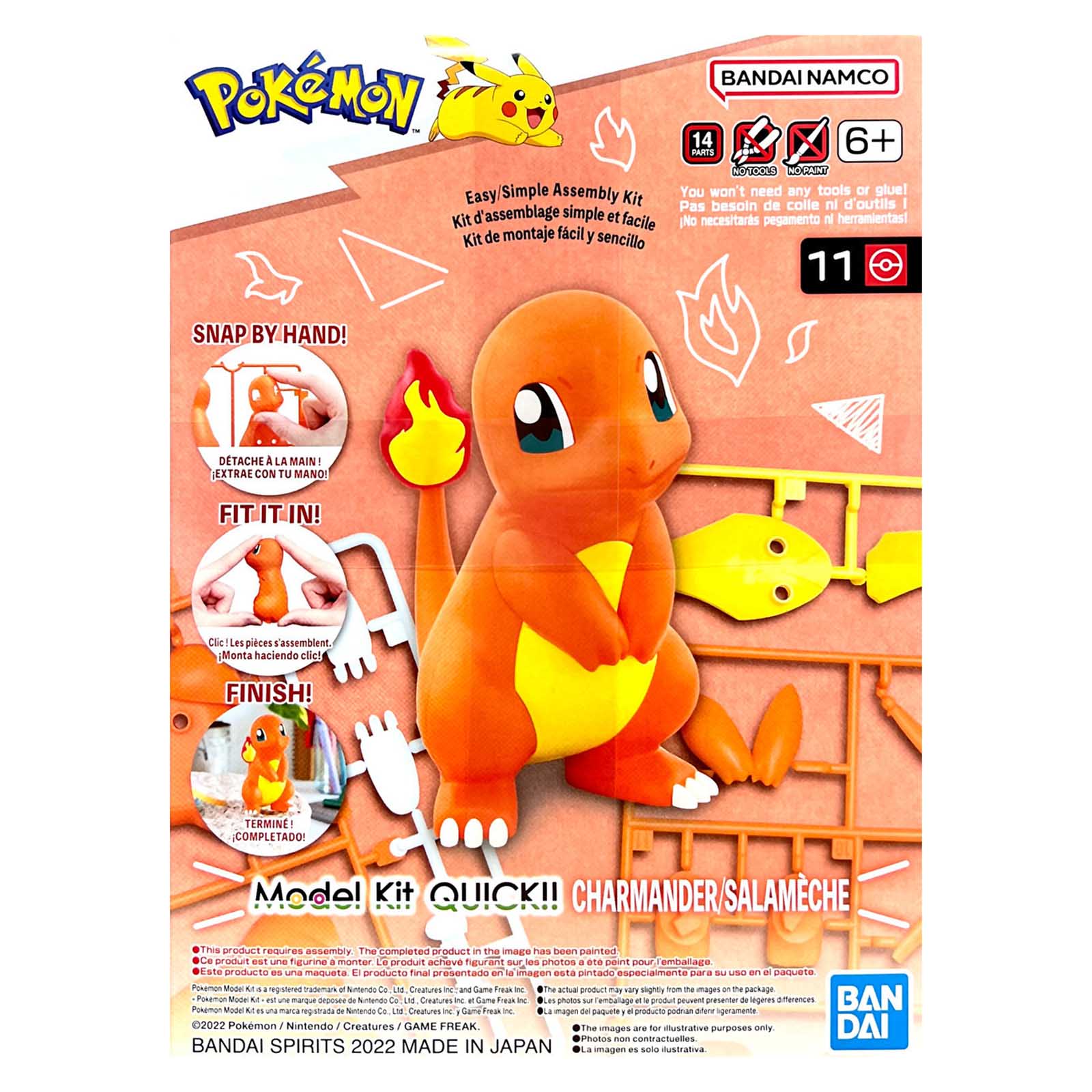 Bandai Pokemon Charmander Model Kit | Odin's Place