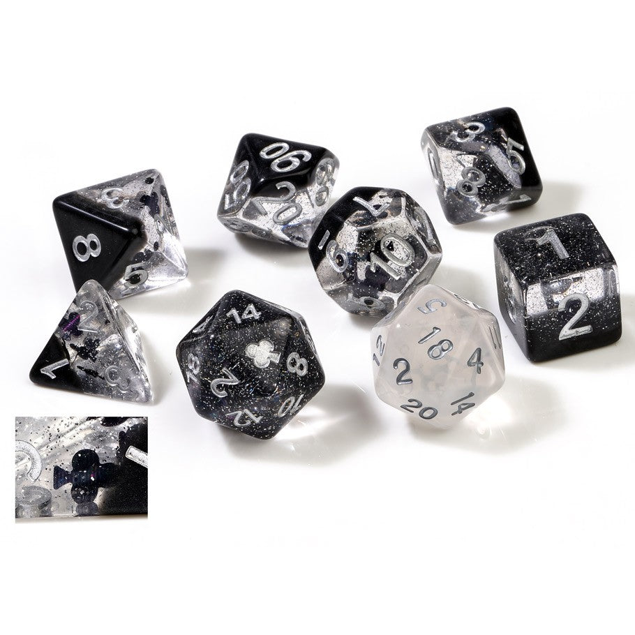 Sirius Transparent Clubs Poly 7 Set | Odin's Place