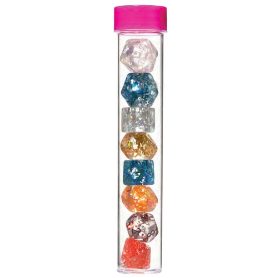 Sirius Cancer Awareness Dice Poly 7 Set | Odin's Place
