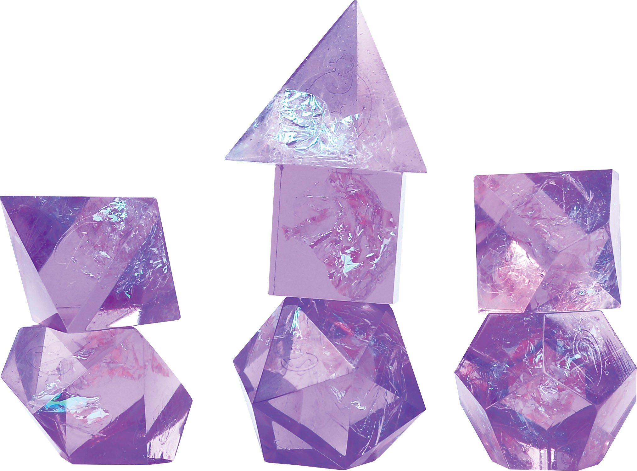 Sirius Cloak & Dagger Poly 7 Set: Purple | Odin's Place